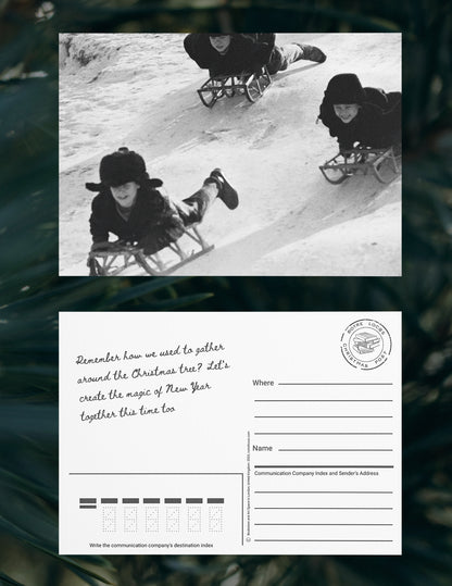 «Winter memories» collection postcards + bookmarks